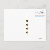 Cupcake Vielen Dank Postkarte (Rückseite)