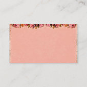 Cupcake Viktorianisch Business Card Visitenkarte (Rückseite)