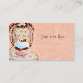 Cupcake Viktorianisch Business Card Visitenkarte (Vorderseite)