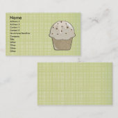 Cupcake Visitenkarte (Vorne/Hinten)