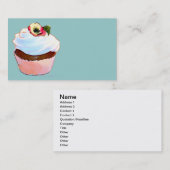 Cupcake-Visitenkarten Visitenkarte (Vorne/Hinten)