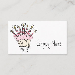 Cupcake-Visitenkartenvorlage Visitenkarte