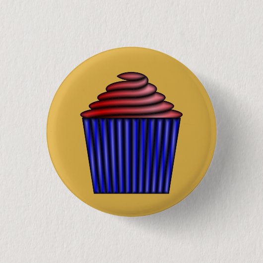 Cupcake von Kenneth Yoncich Button (Vorderseite)