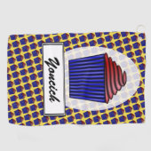 Cupcake von Kenneth Yoncich Golfhandtuch (Horizontal)