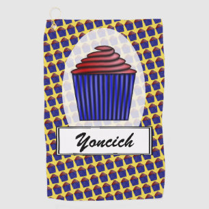 Cupcake von Kenneth Yoncich Golfhandtuch