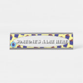 Cupcake von Kenneth Yoncich Schreibtischnamensplakette (Vorderseite )