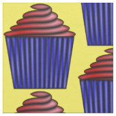 Cupcake von Kenneth Yoncich Stoff (Nahaufnahme)