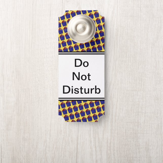 Cupcake von Kenneth Yoncich Türanhänger (Auf Knauf)