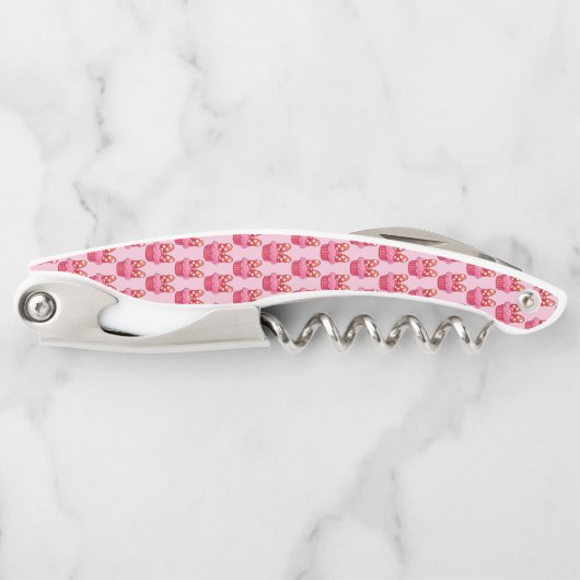Cupcake Waiter's Corkscrew Kellnermesser (Vorderseite)