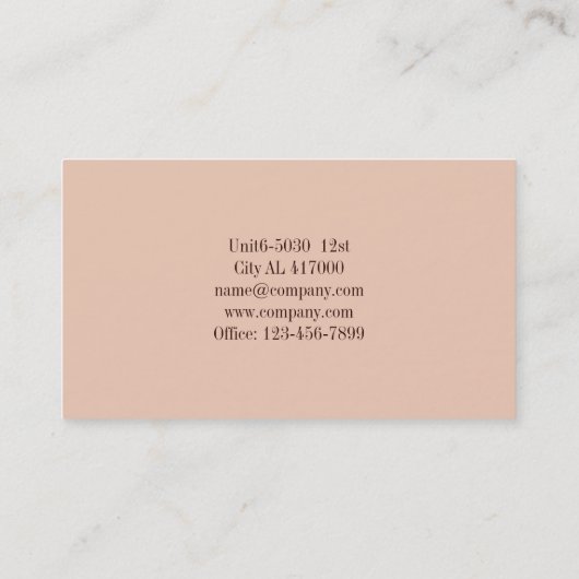 Cupcake Wedcake Catering Bäckerei Visitenkarte (Rückseite)