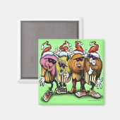 CupCake Weihnachten Magnet (Vorderseite/Rückseite)