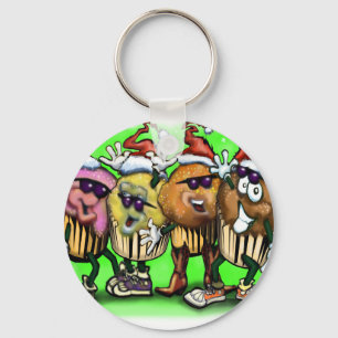 CupCake Weihnachten Schlüsselanhänger