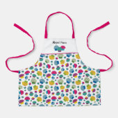 Cupcake Whimsical Illustration Muster Schürze (Vorderseite)