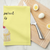 Cupcake wie süß es ist Küchentuch (Viertel Falte)