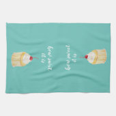 Cupcake wie süß es ist Küchentuch (Horizontal)