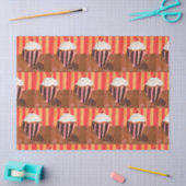 Cupcake with Vanilla Frosting Seidenpapier (Basteln)