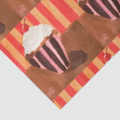 Cupcake with Vanilla Frosting Seidenpapier (Detail)