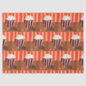 Cupcake with Vanilla Frosting Seidenpapier (Vorderseite)