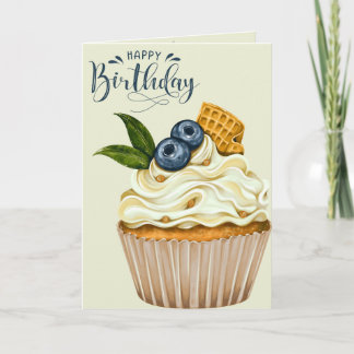 Cupcake wünscht Geburtstagskarte Karte