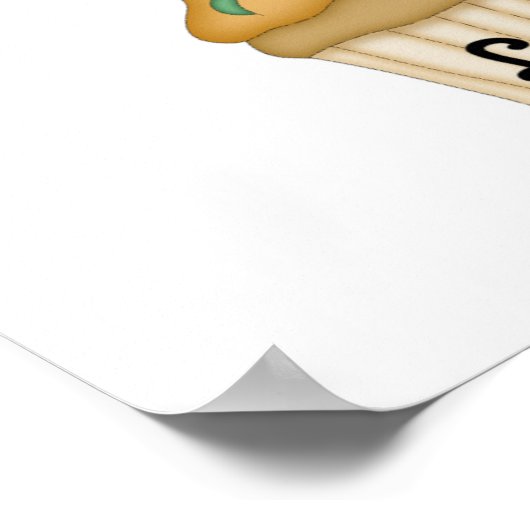 Cupcake Yum Poster (Ecke)