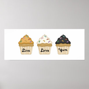 Cupcake Yum Poster
