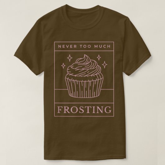 Cupcake Zuckerguss Muffin Sweet Dessert Baker Back T-Shirt (Design vorne)