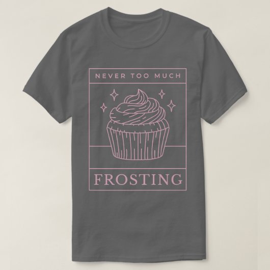 Cupcake Zuckerguss Muffin Sweet Dessert Baker Back T-Shirt (Design vorne)