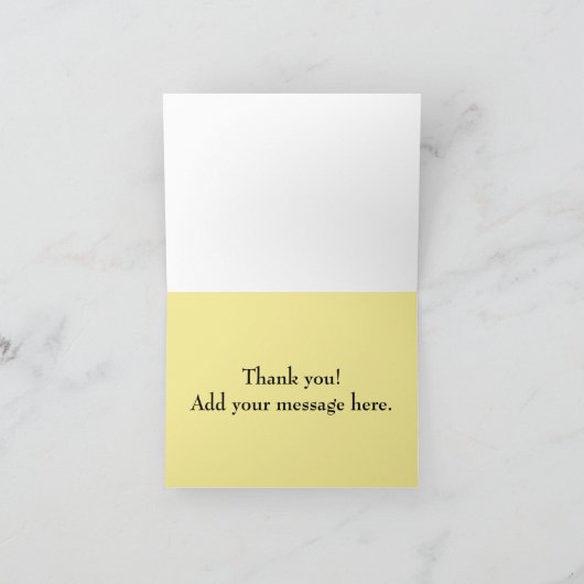 Cupcake Zuckerguss Sprinklen Kirschkuchen Dankeskarte (Innenseite)