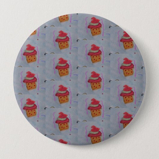 Cupcakes-Abzeichen Button (Vorderseite)