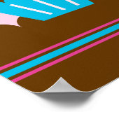 Cupcakes Bäckerei Poster (Ecke)