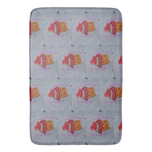 Cupcakes Badematte (Vorderseite Vertikal)