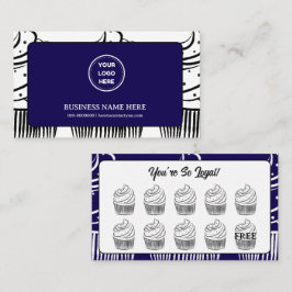 Cupcakes Bakery Coffee Shop Rewards Point Treuekarte