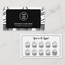 Cupcakes Bakery Coffee Shop Rewards Point Treuekarte