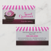Cupcakes Bakery/Sweet Bakery Desserts/ Visitenkarte (Vorne/Hinten)