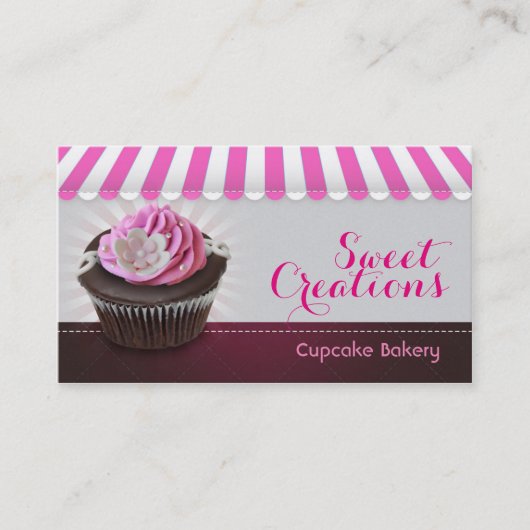 Cupcakes Bakery/Sweet Bakery Desserts/ Visitenkarte (Vorderseite)