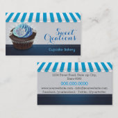 Cupcakes Bakery/Sweet Bakery Desserts/ Visitenkarte (Vorne/Hinten)