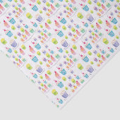 Cupcakes Birthday Tissue Paper Seidenpapier (Ausschnitt)