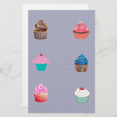 Cupcakes Briefpapier (Vorne/Hinten)