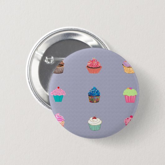 Cupcakes Button (Vorne & Hinten)