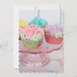 Cupcakes Cake Süßigkeiten Dessert Yum Destiny's De Einladung