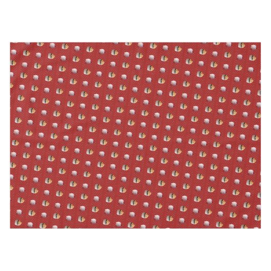 Cupcakes Cakes Dots Custom Tablecloth Tischdecke (Vorderseite (Horizontal))