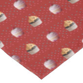 Cupcakes Cakes Dots Custom Tablecloth Tischdecke (Schrägansicht)