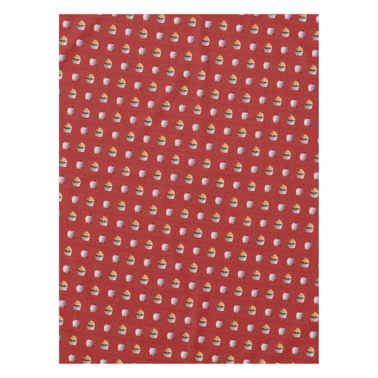 Cupcakes Cakes Dots Custom Tablecloth Tischdecke (Vorderseite)