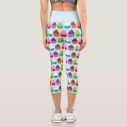 Cupcakes - Capri Leggings (Rückseite)