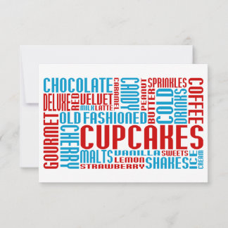 Cupcakes-Chat Einladung