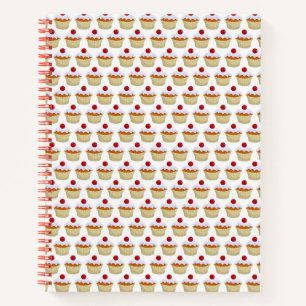 Cupcakes & Cherries SpiralNotebook Notizblock