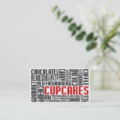 Cupcakes (Chit-Chat) Treuekarte (Stehend Vorderseite)