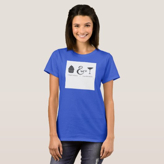 Cupcakes/Cocktails T-Shirt (Vorne ganz)