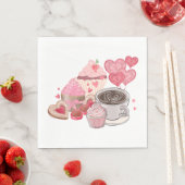 Cupcakes & Coffee Leckereien Napkins Serviette (Beispiel)