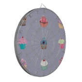 Cupcakes Dartscheibe (Vorderseite Links)